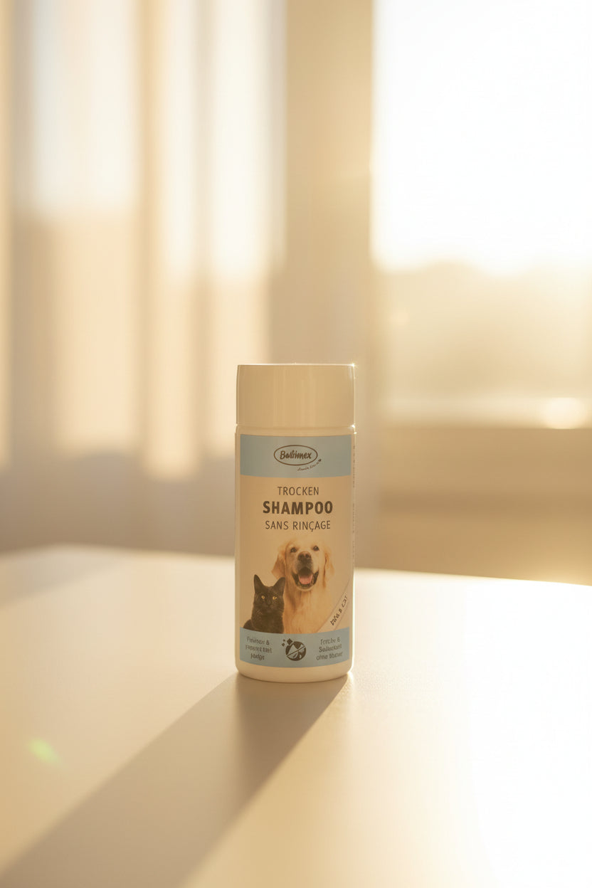 SHAMPOOING SEC EN POUDRE CHATS
