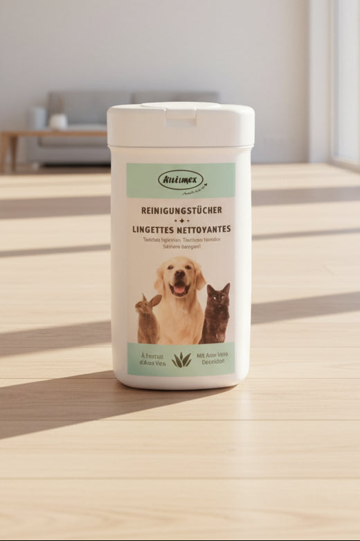 LINGETTES NETTOYANTES POUR CHIENS ET CHATS