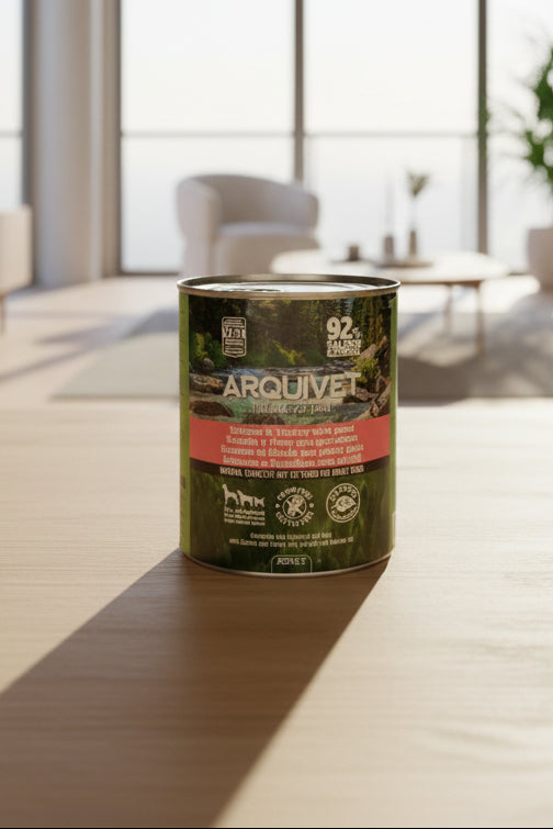 Pâté pour chien saumon dinde 800g. NOUVEAUTE !!!